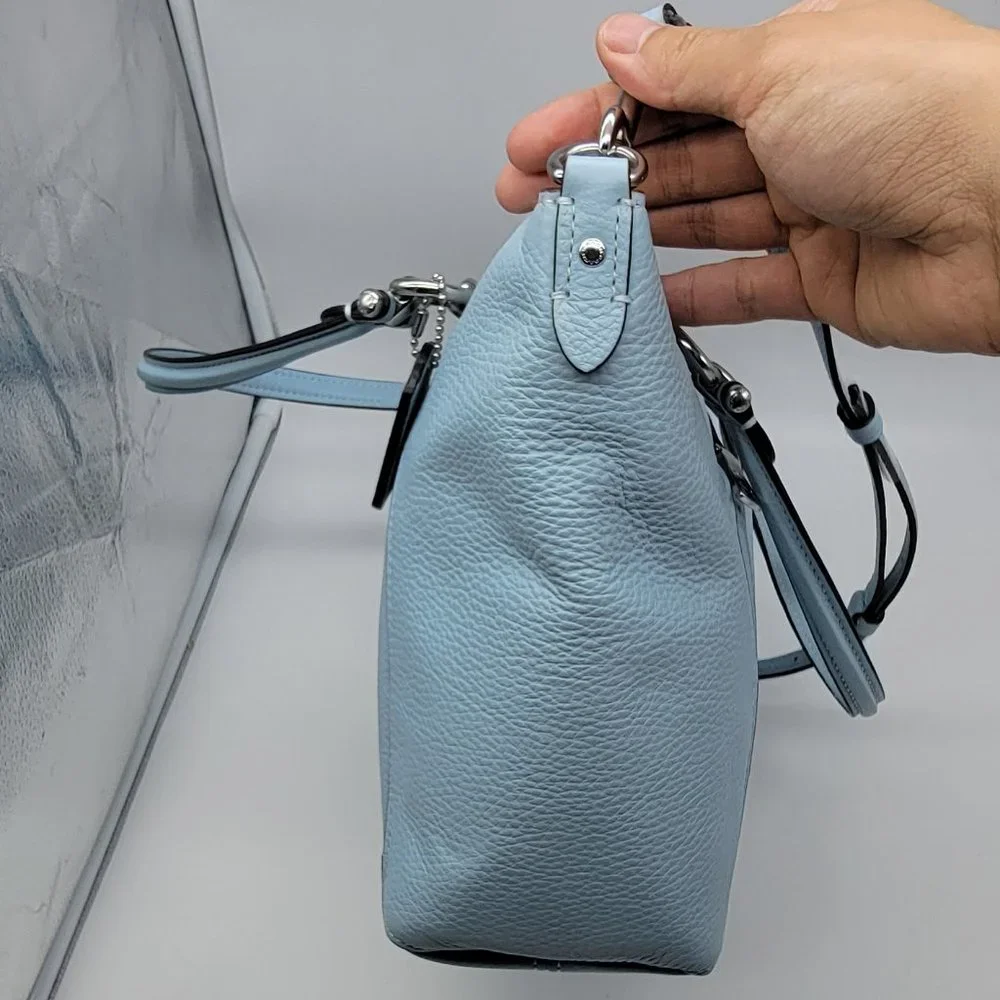 Coach Kacey Satchel C6229 Powder Blue - Picture 4 of 8